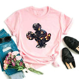Women's Mickey Minnie Shirt-DS0229-FS-1