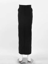 Women's Retro Casual High Waist Skirt-Black-2