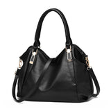 Women Totes Bag High Capacity Crossbody Shoulder Bags Soft-Black-3