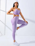 Women Yoga Set 2/Pcs Seamless Workout Outfits Yoga-2