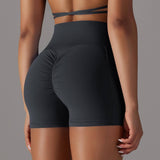 Yoga Shorts With Phone Pocket Design Fitness Sports Pants-4