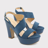 Made in Italia Shoes Sandals blue / EU 38 Made in Italia - FIAMMETTA