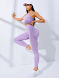 Women Yoga Set 2/Pcs Seamless Workout Outfits Yoga-M-1