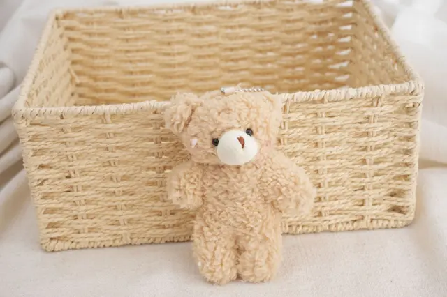 Blush Bear One piece Rabbit Cute Clothing Bag Accessories Keychain Brown - Shop at LoveMi