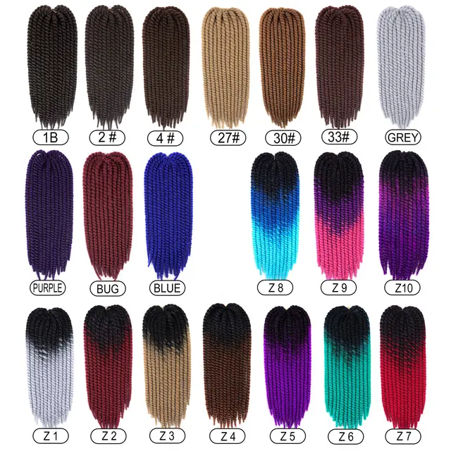 22 Twist Spring Tube Braided Black African Wig Manufacturers Selling Dirty Braid Z4 - Shop at LoveMi